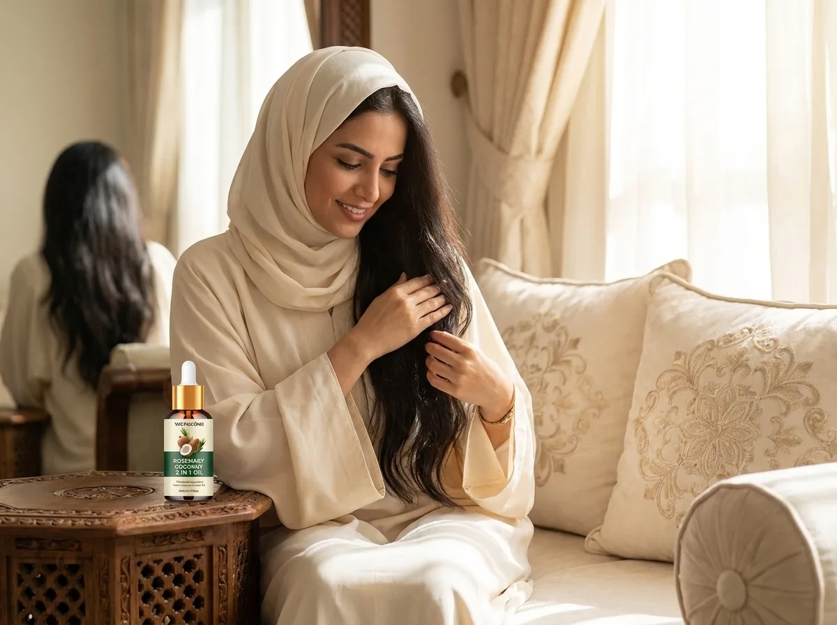 زيت ضفيرة لتكثيف الشعر